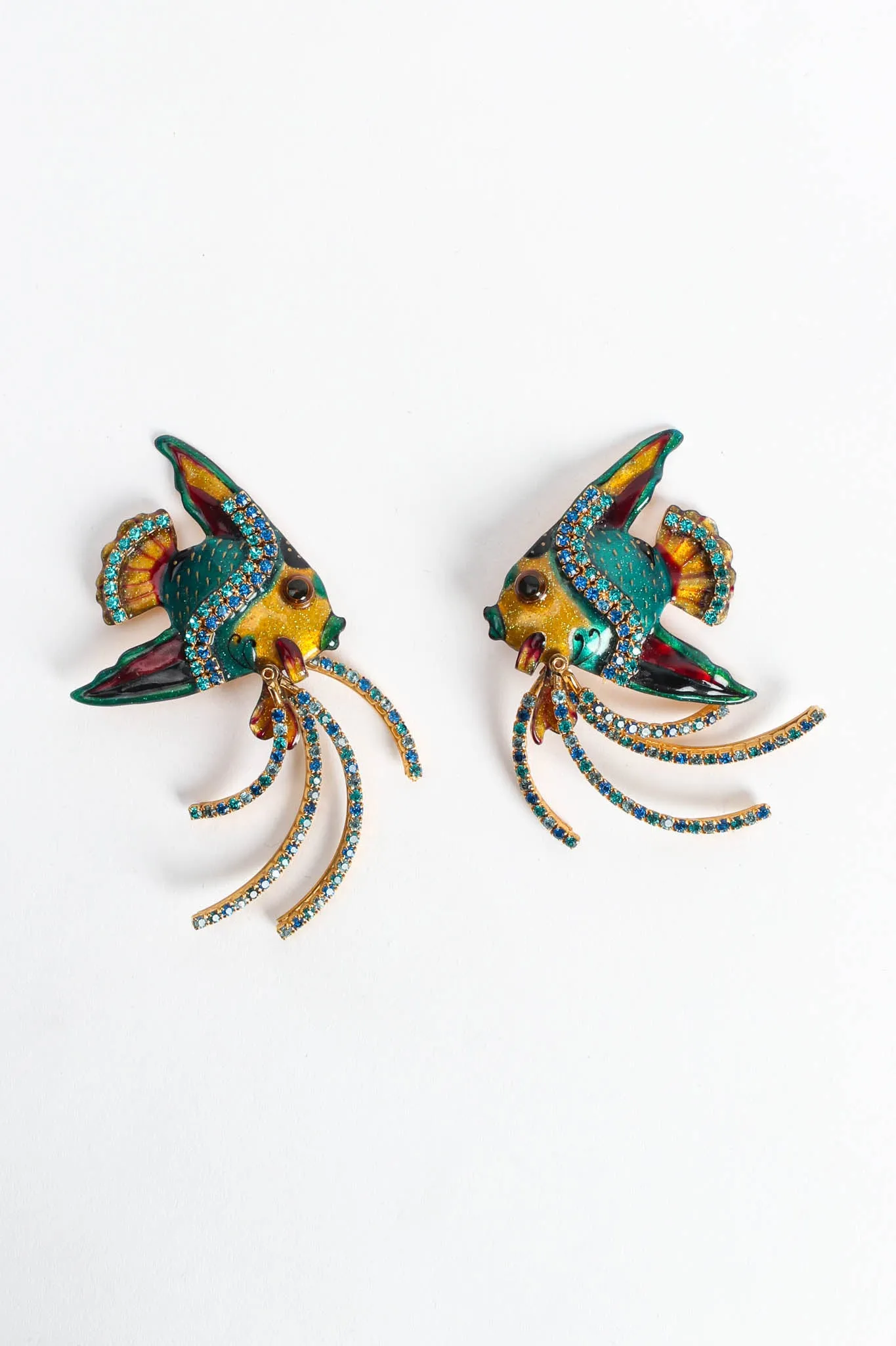 Swimming Angelfish Earrings