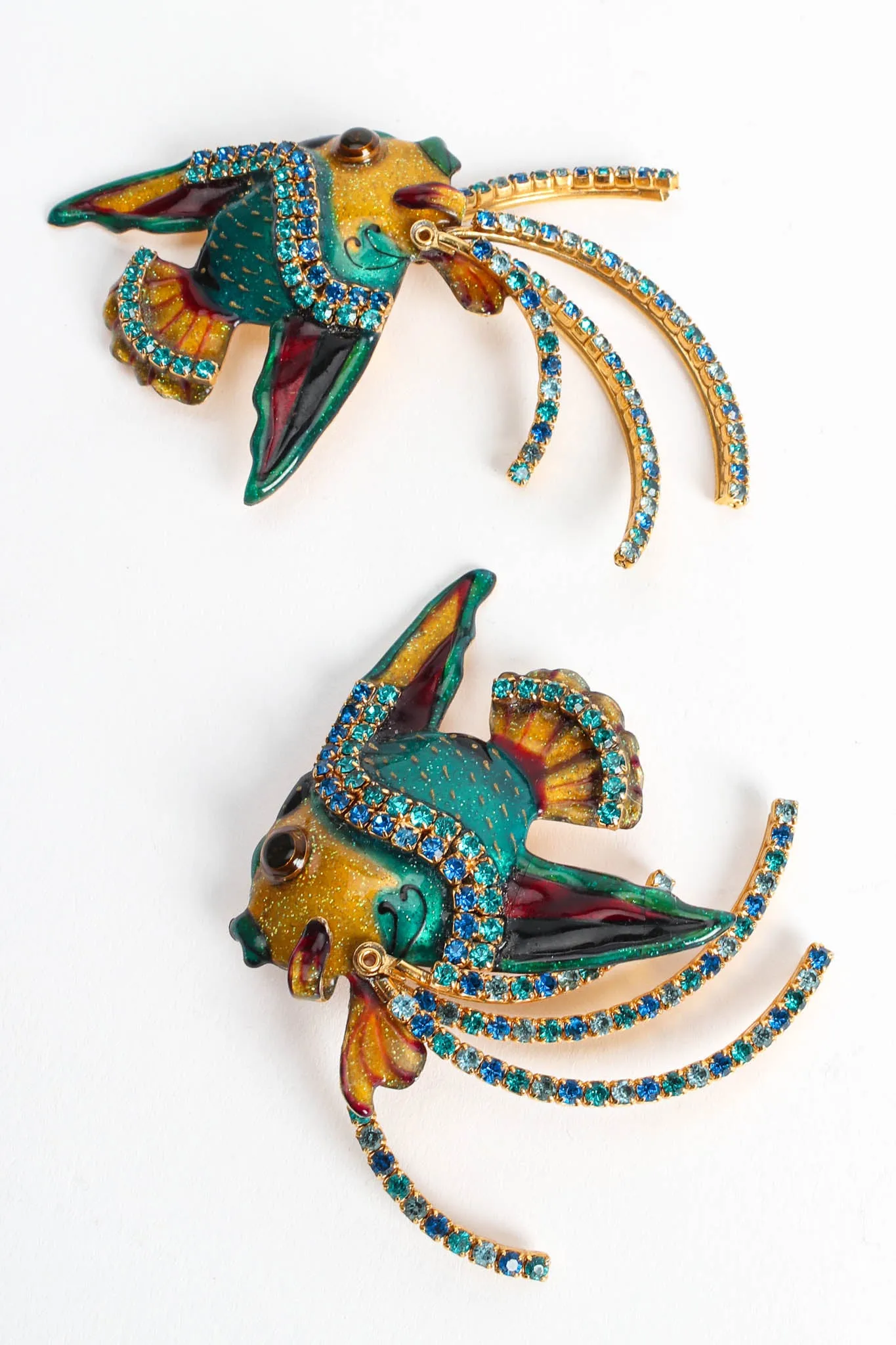Swimming Angelfish Earrings