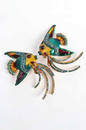 Swimming Angelfish Earrings