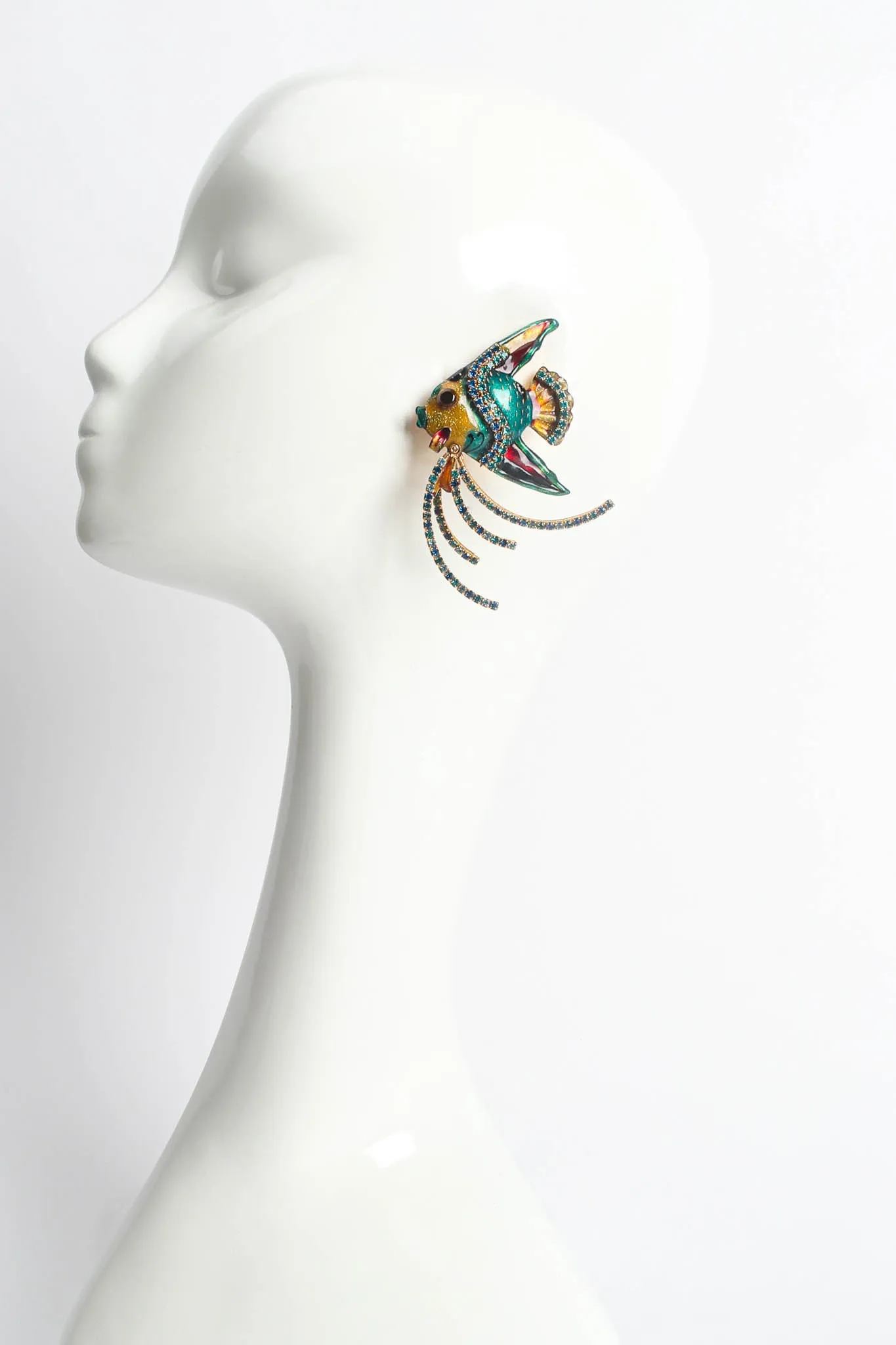 Swimming Angelfish Earrings