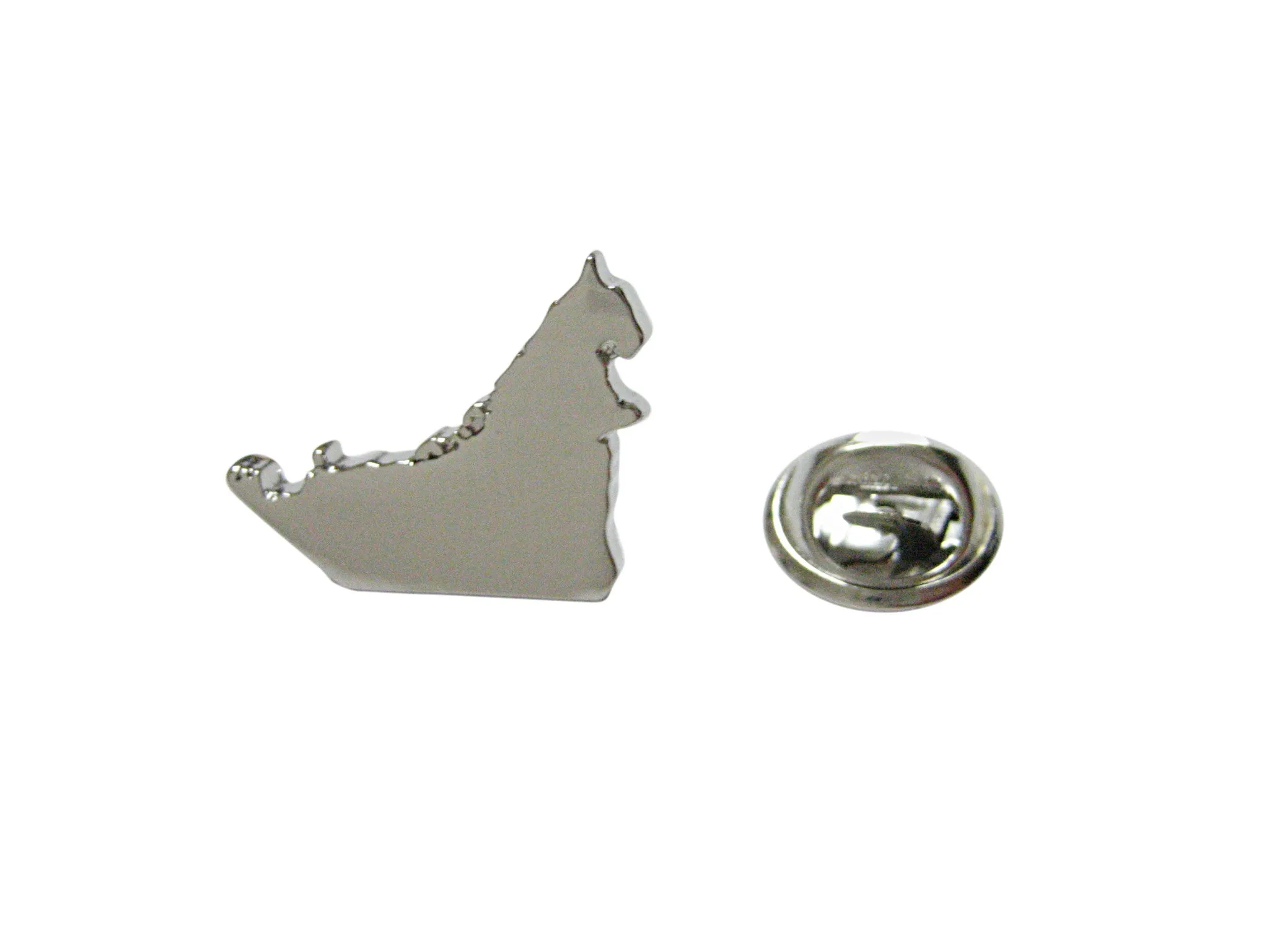 United Arab Emirates UAE Map Shape Lapel Pin