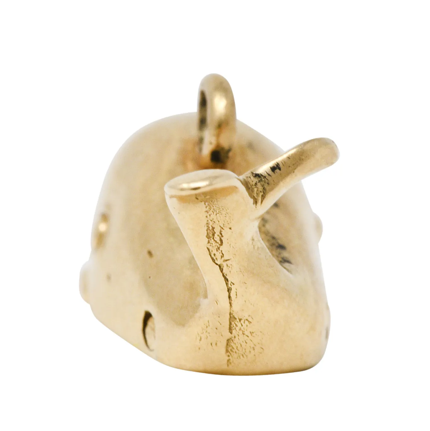 Vintage Enamel 14 Karat Gold Jonah Whale Articulated Charm