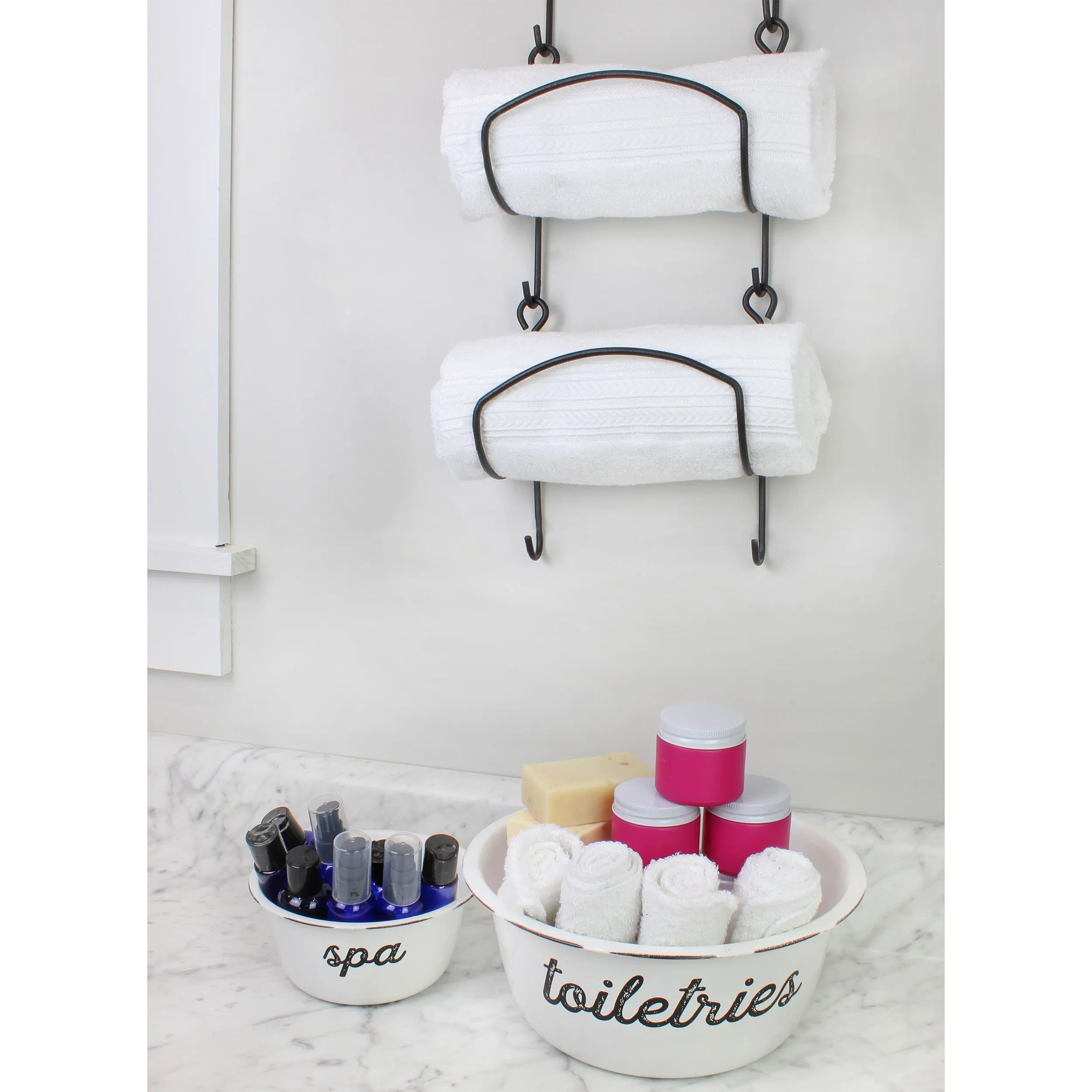 Wall Mounted Wine Rack (Case of 8 Sets)