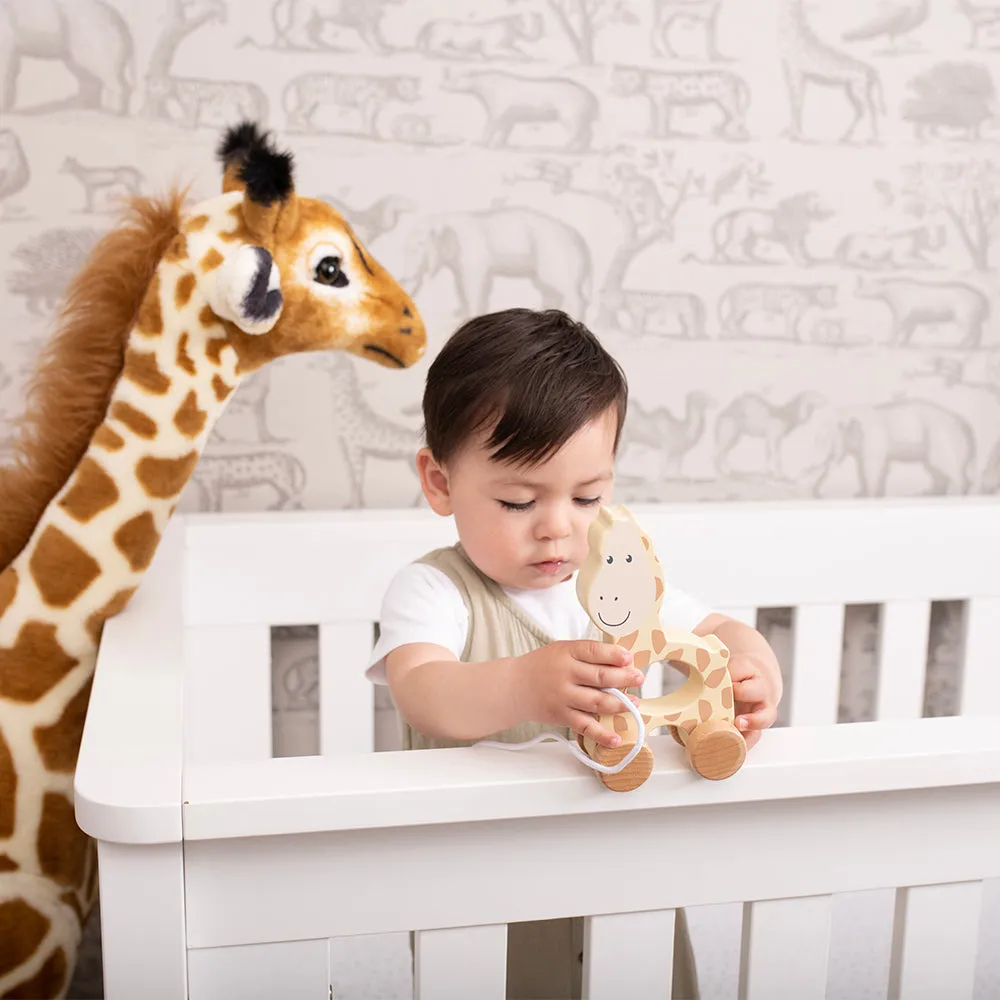 Wooden Pull Along Toy Giraffe