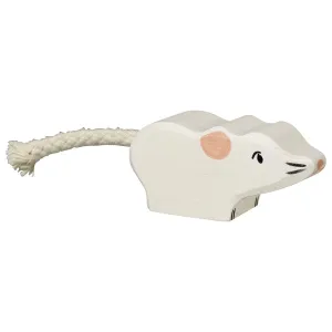 Wooden Toys Mouse, White